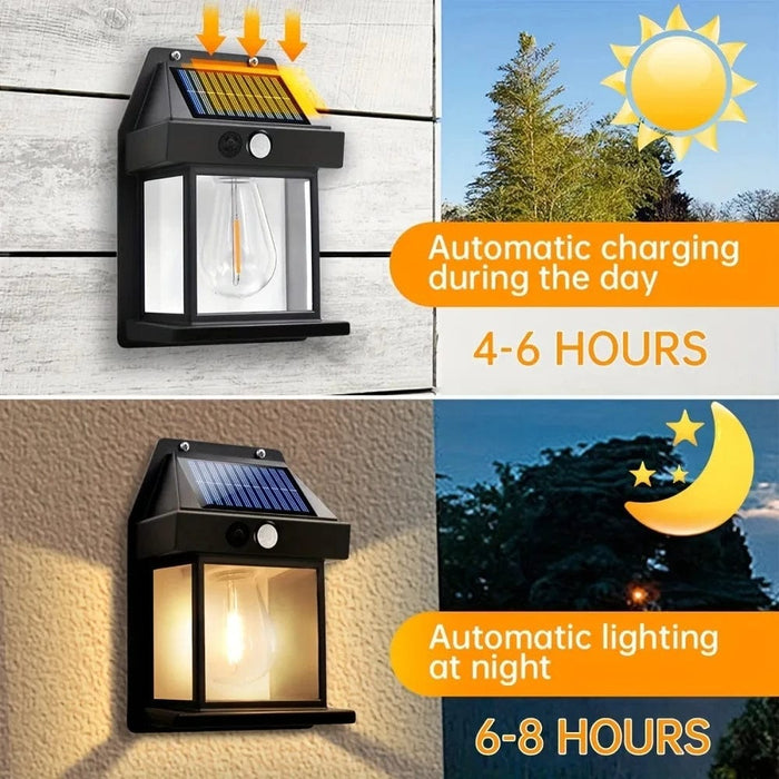 Solar Power Wall Lamp💡(with Motion Sensor)