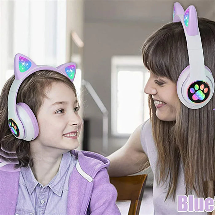 Cute Cat Wireless Headphones